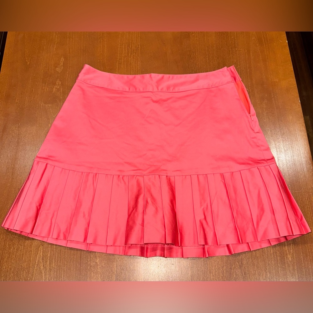 Lady Hagen Pink Pleated Golf Skort